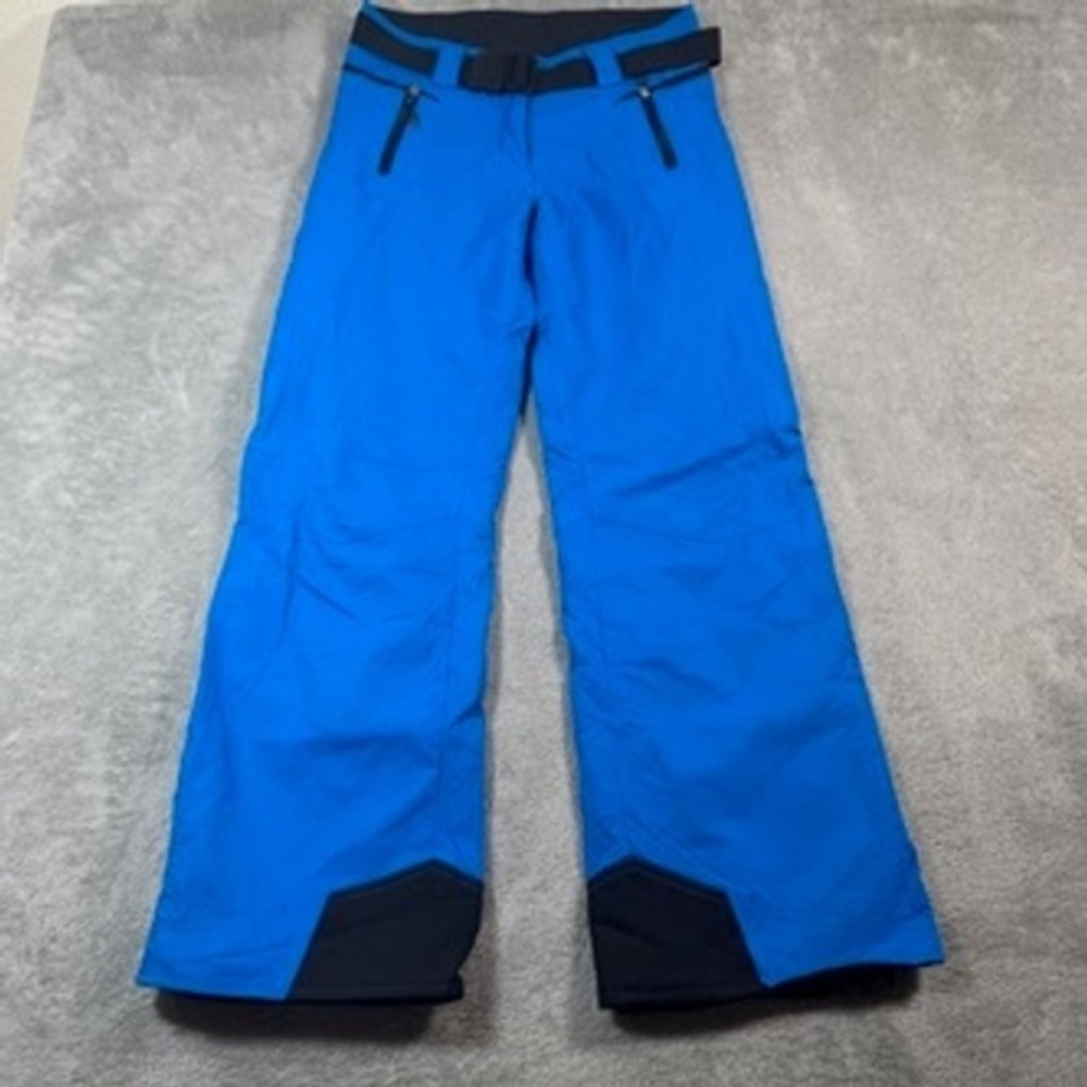 Obermeyer Ski Pants Womens 4 Blue‎ Insulated Belted Waterproof Snow Winter